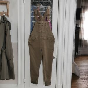 Overall Jeans Tan